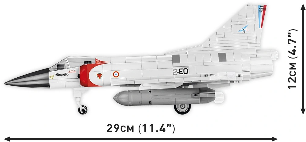 Cobi 5826 Cold War Mirage IIIC ver 2, 1:48, 436 k