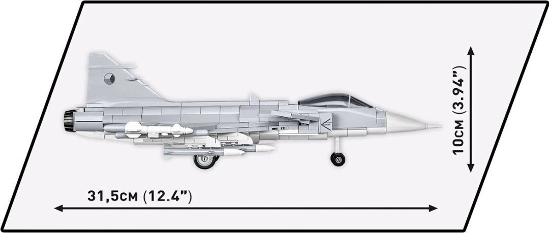 Cobi 5828 Armed Forces SAAB JAS 39 Gripen C Czech Air Force, 1:48, 465 k