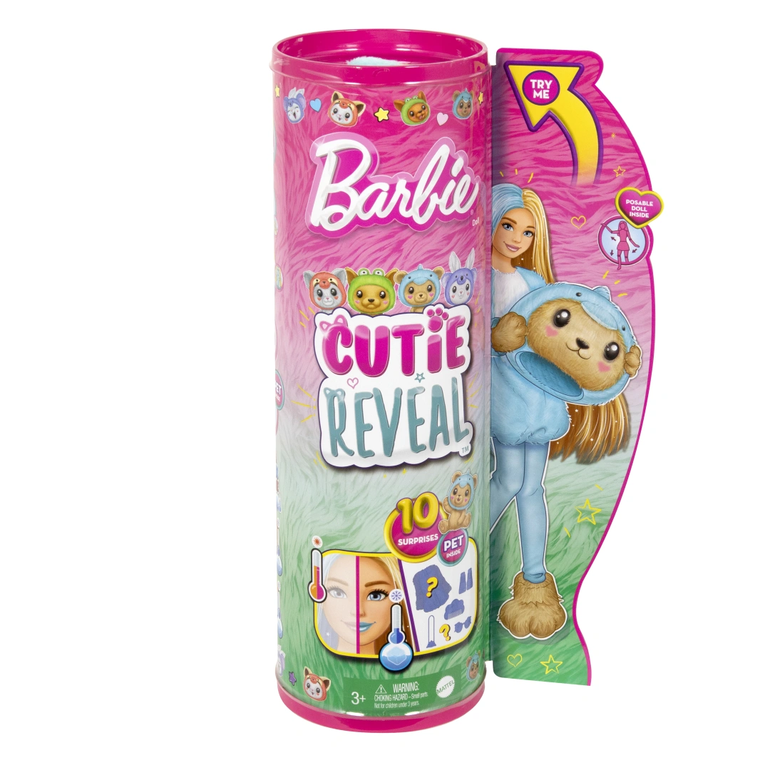 Mattel Barbie Doll Cutie Reveal Dolphin Bear HRK25