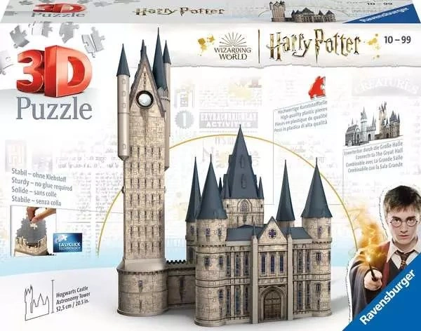 Ravensburger Harry Potter: Bradavický hrad - Astronomická věž 615 dílků