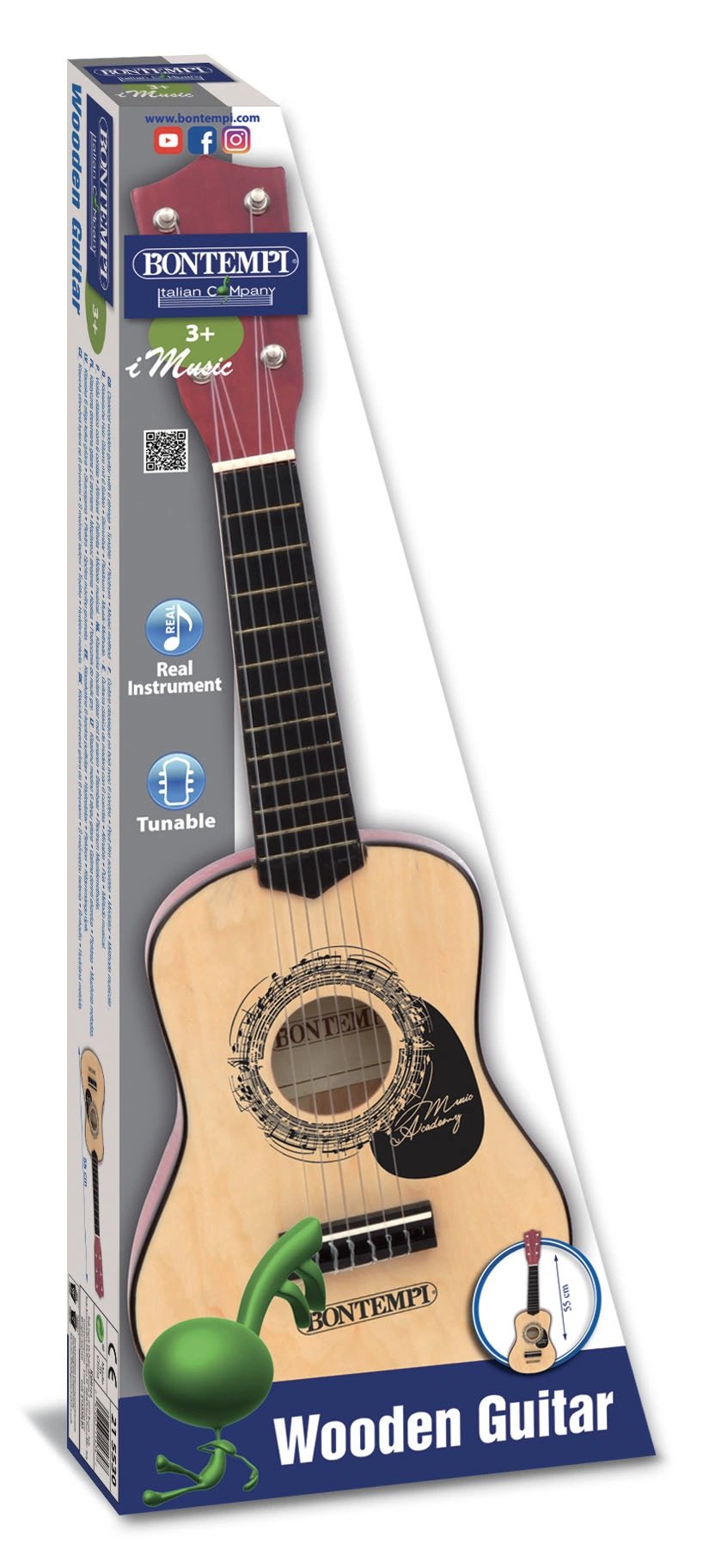 Bontempi Classical Wooden Guitar 215530