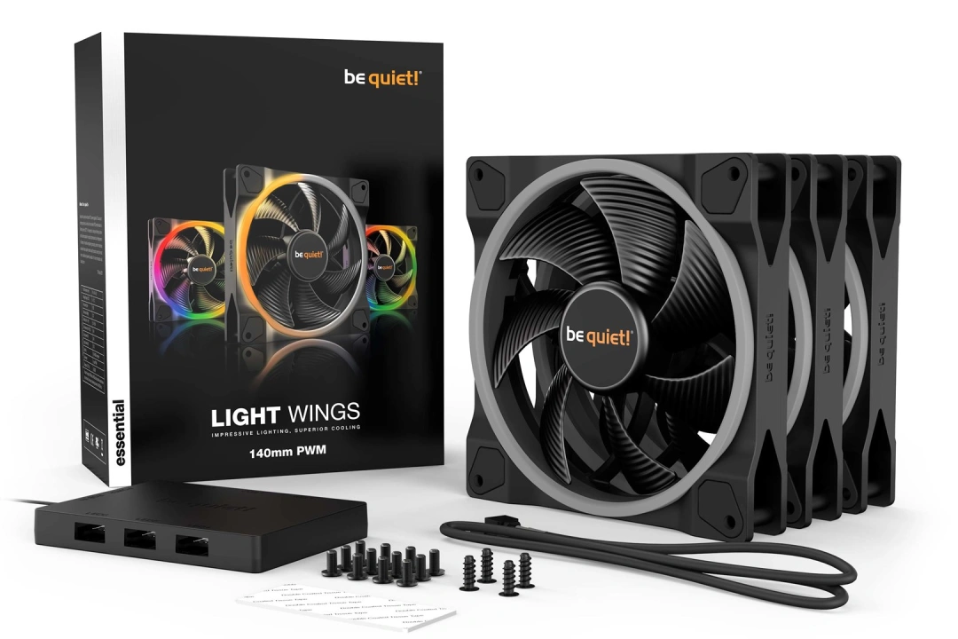 Be quiet! LIGHT WINGS, 140mm, Triple-pack