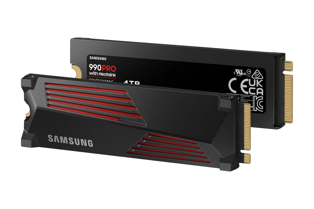 Samsung 990 Pro 4TB M.2 NVMe Heatsink