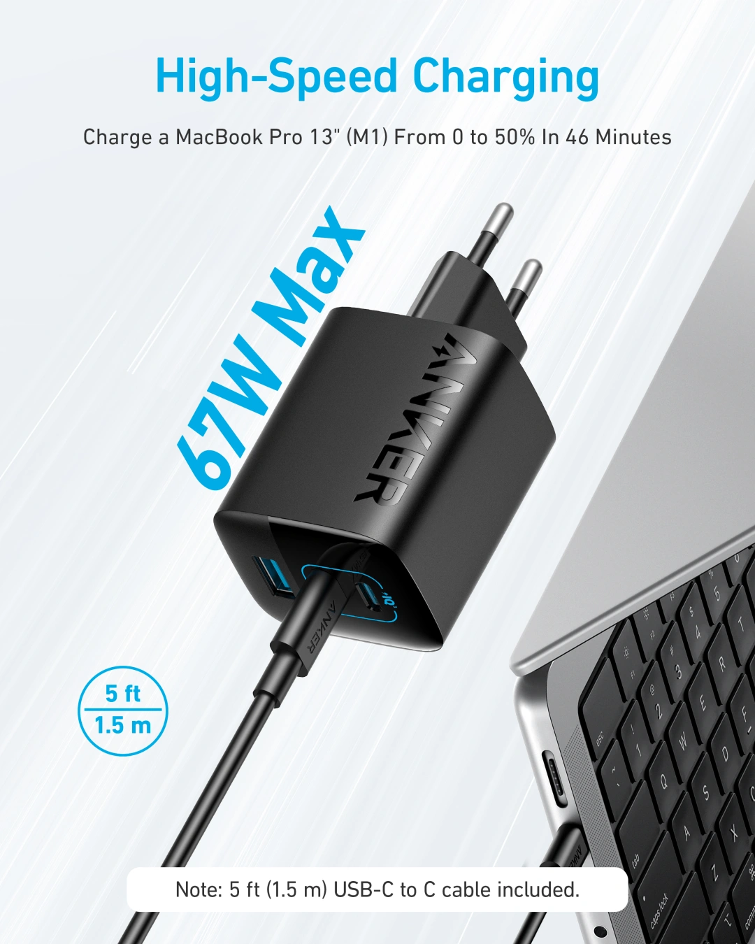 Anker 336 Charger (67W)
