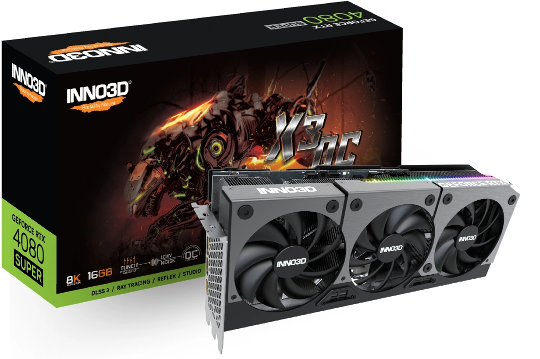 Inno3D GEFORCE RTX 4080 SUPER X3 OC NVIDIA 16 GB GDDR6X