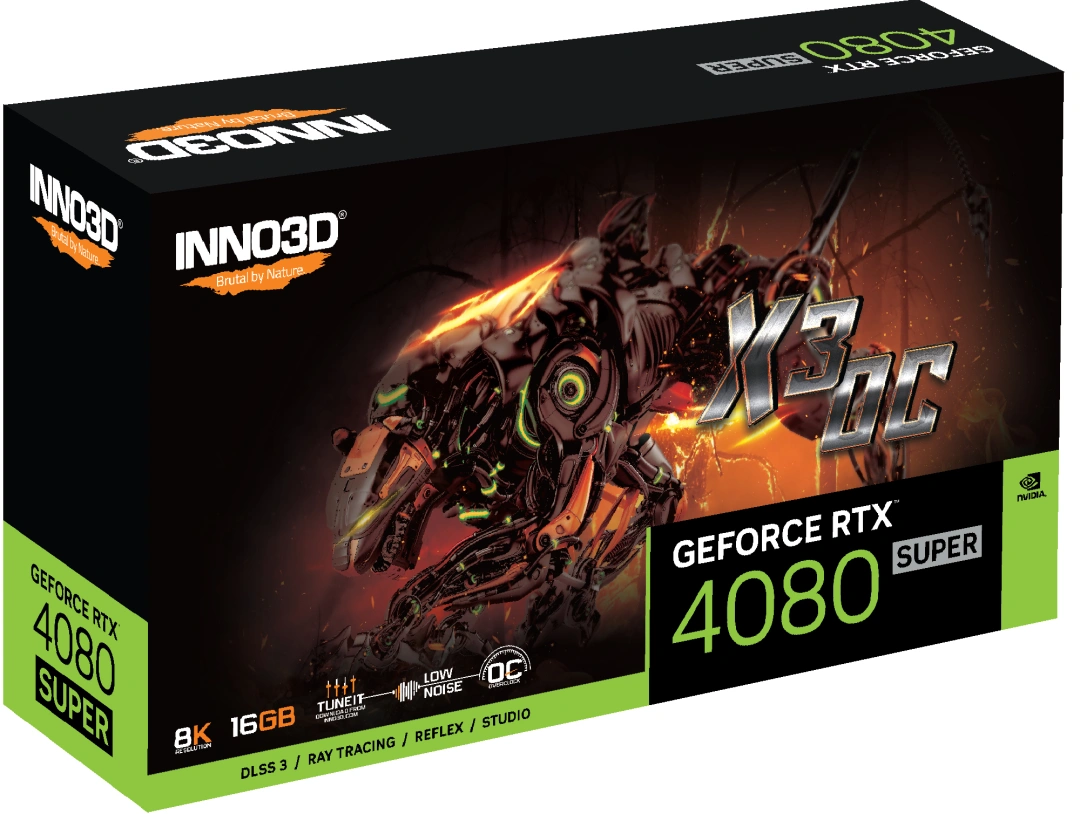 Inno3D GEFORCE RTX 4080 SUPER X3 OC NVIDIA 16 GB GDDR6X