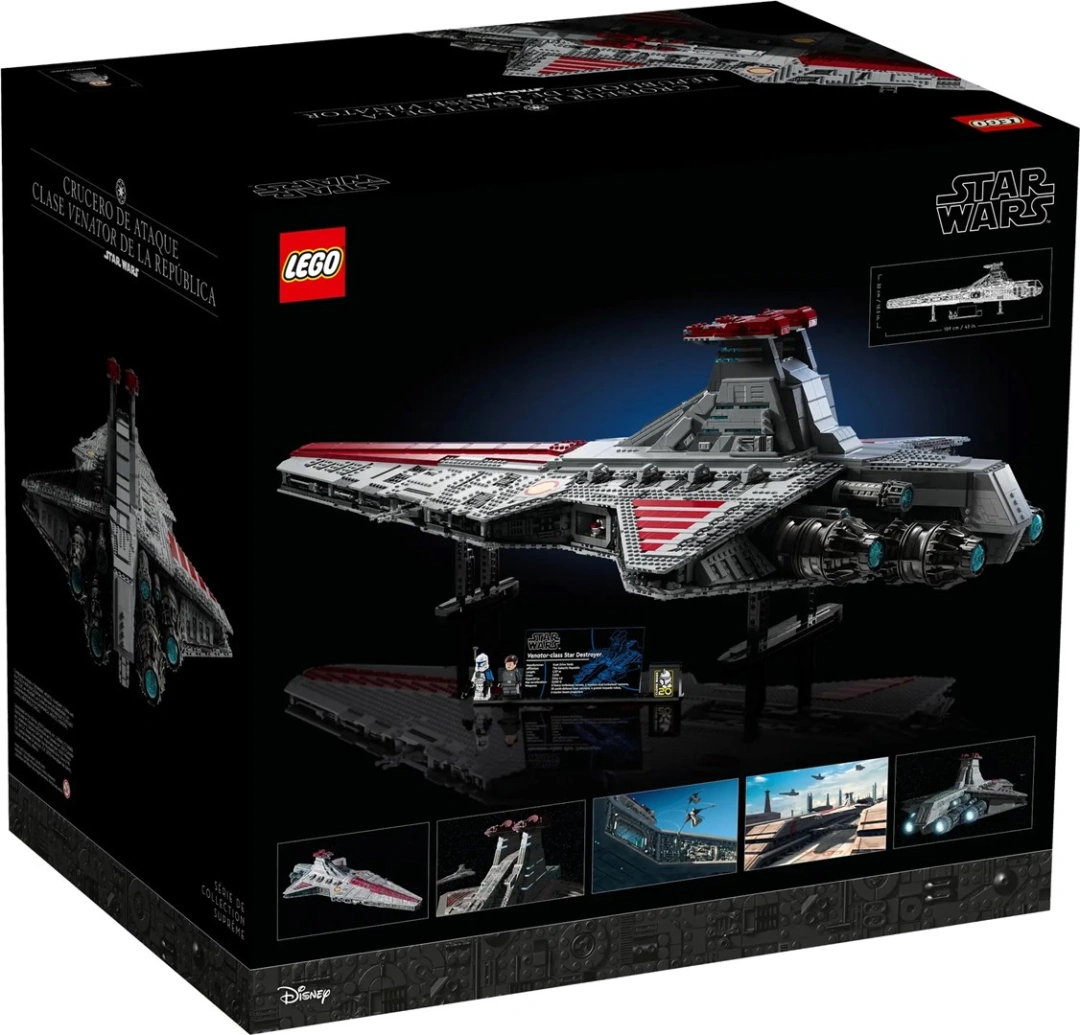 LEGO STAR WARS 75367 Republikový útočný křižník třídy Venator (Ultimate Collector Series)