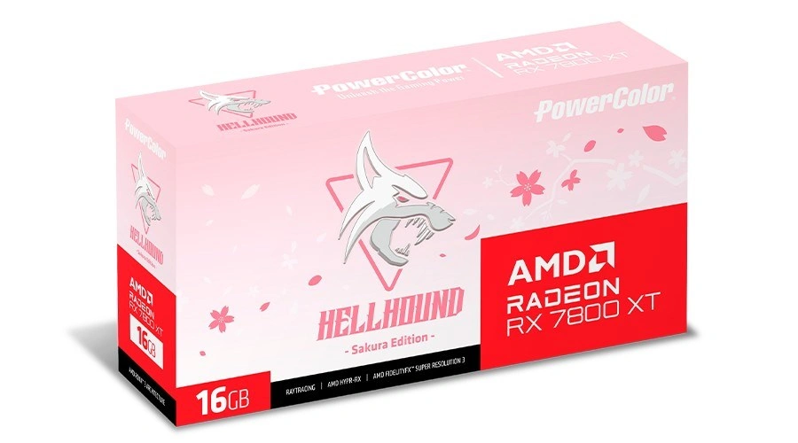 PowerColor Radeon RX 7800 XT Sakura