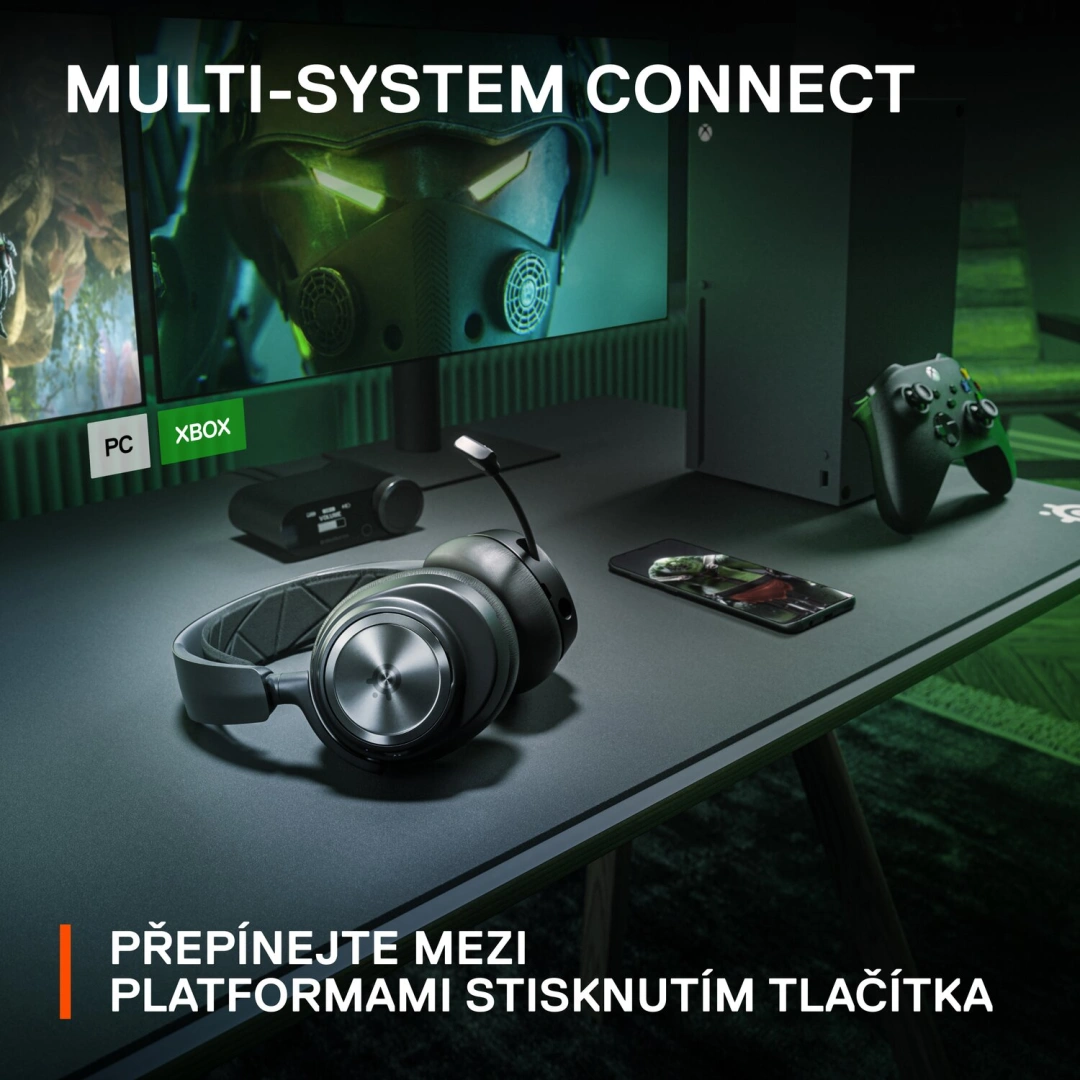 SteelSeries Arctis Nova Pro Wireless X, černá