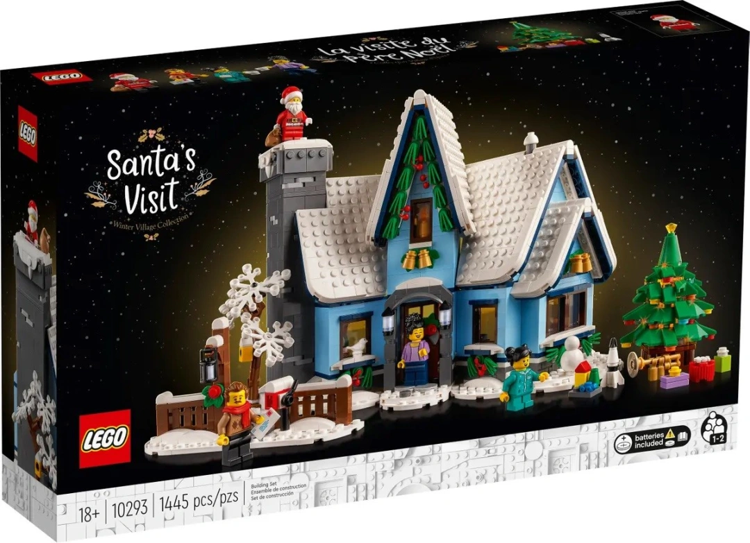 LEGO ICONS 10293 NÁVŠTĚVA SANTA CLAUSE