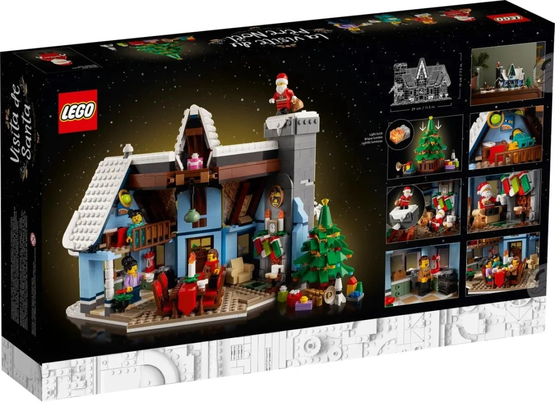 LEGO ICONS 10293 NÁVŠTĚVA SANTA CLAUSE