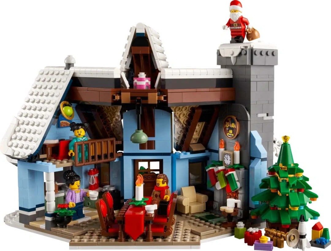 LEGO ICONS 10293 NÁVŠTĚVA SANTA CLAUSE