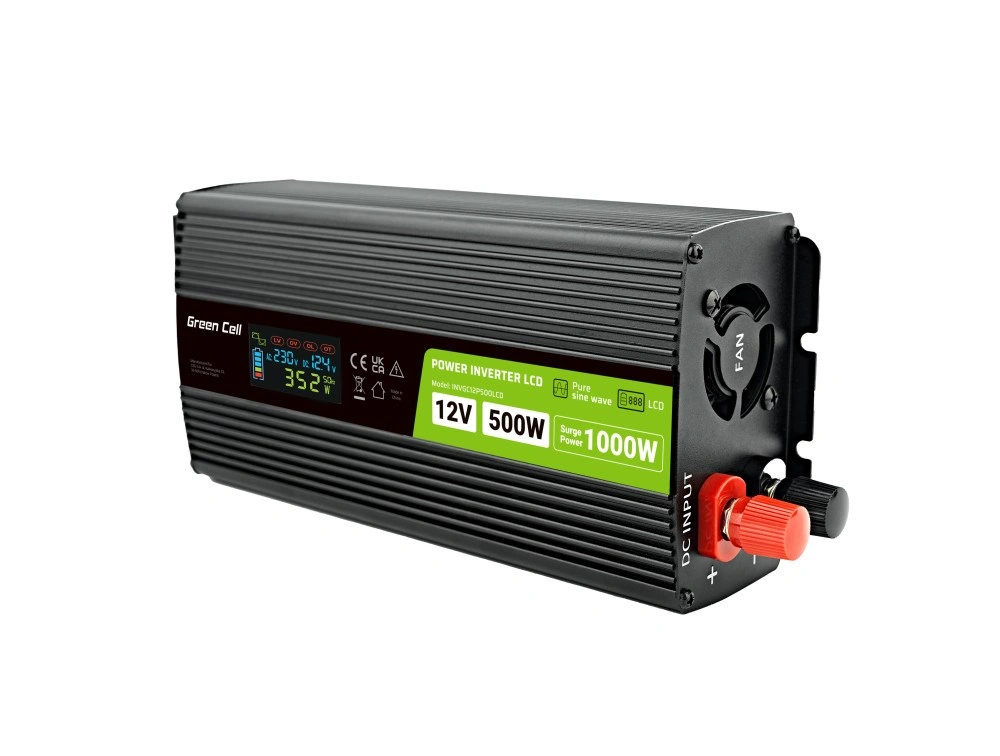 Green Cell PowerInverter LCD 12V 500W/1000W