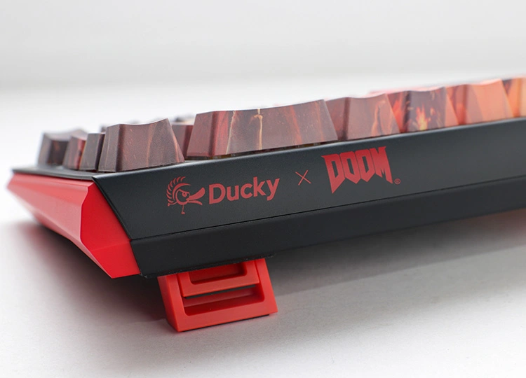 Ducky x Doom One 3 SF Gaming Keyboard, RGB LED - MX-Silent-Red