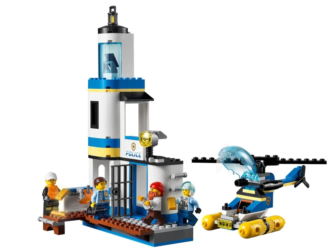 LEGO CITY 60308 AKCE POBŘEŽNÍ POLICIE A HASIČŮ