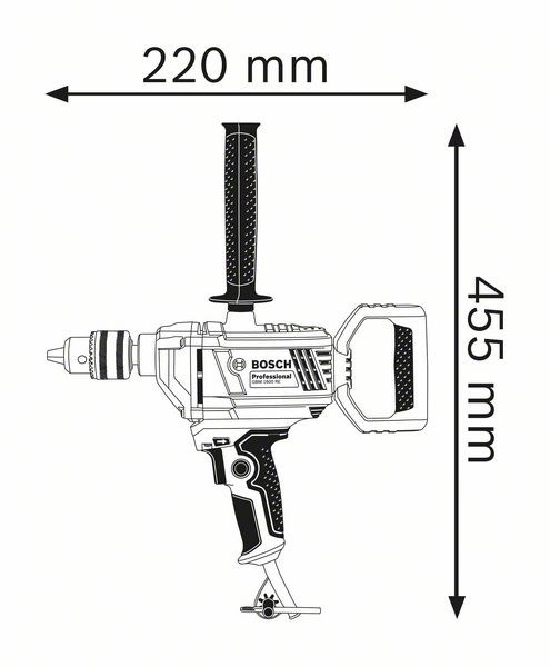 Bosch Vrtačka gbm 1600 re 850w