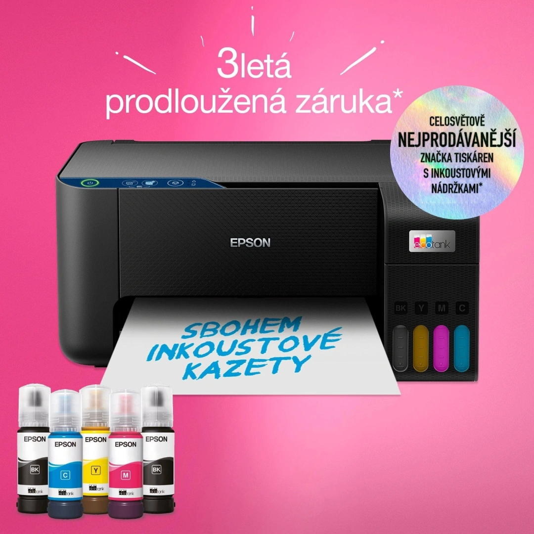 Epson EcoTank L3231, tankový systém