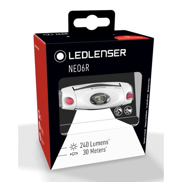 Ledlenser NEO6R, šedá/růžová/bílá