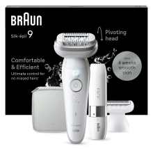 Braun epilátor Silk-épil 9-041 Bílý/Stříbrný