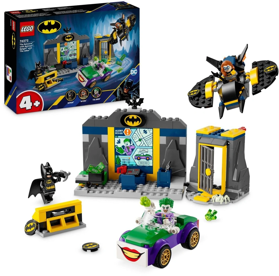 LEGO DC Batman 76272 Batmanova jeskyně a Batman, Batgirl a Joker