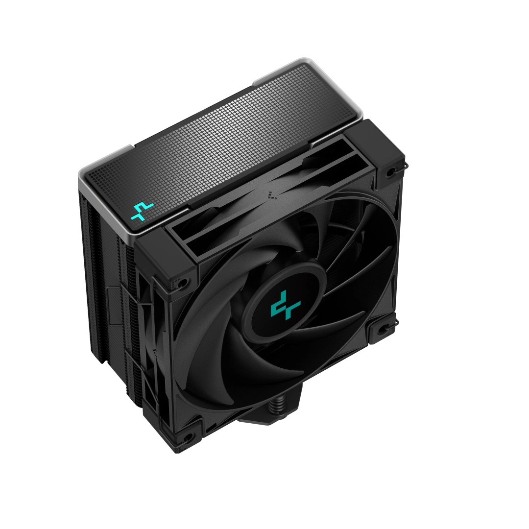 DEEPCOOL chladič AK400 Zero Dark / 120mm fan / 4x heatpipes / PWM / pro Intel i AMD / komplet černý