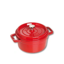 Staub Staub kulatý litinový hrnec 2,6 l, červený 405098250