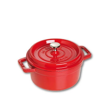 Staub Staub kulatý litinový hrnec 2,6 l, červený 405098250