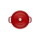 Staub Staub kulatý litinový hrnec 2,6 l, červený 405098250