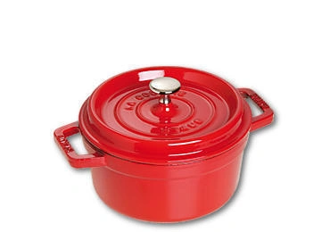 Staub Staub kulatý litinový hrnec 2,6 l, červený 405098250