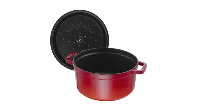 Staub Staub kulatý litinový hrnec 2,6 l, červený 405098250