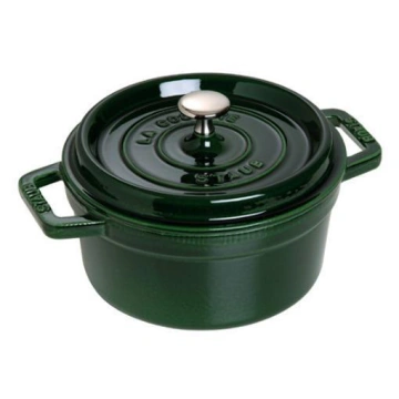 Staub la Cocotte 1,7 l zelený litinový hrnec s poklicí