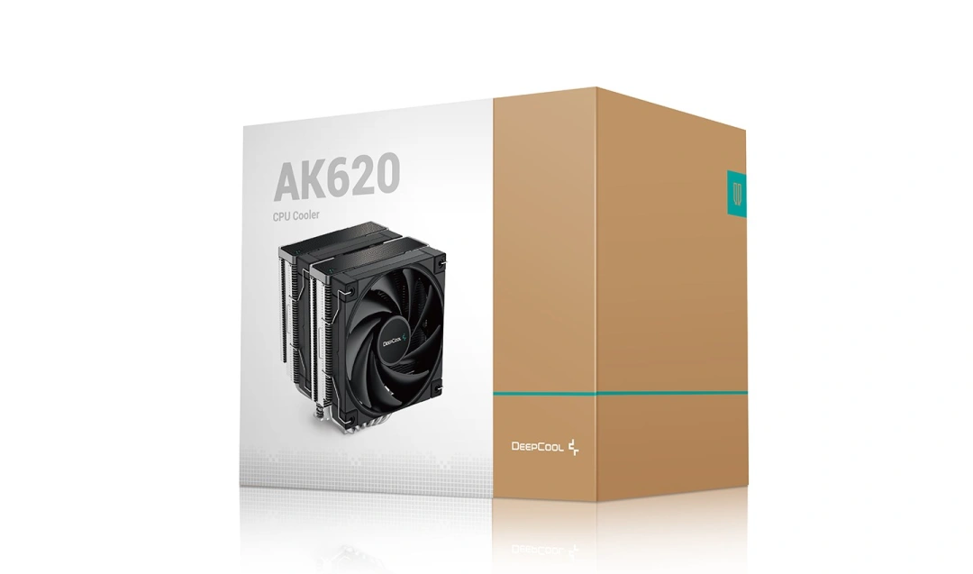 DEEPCOOL chladič AK620 / 2x120mm fan / 6x heatpipes / pro Intel i AMD