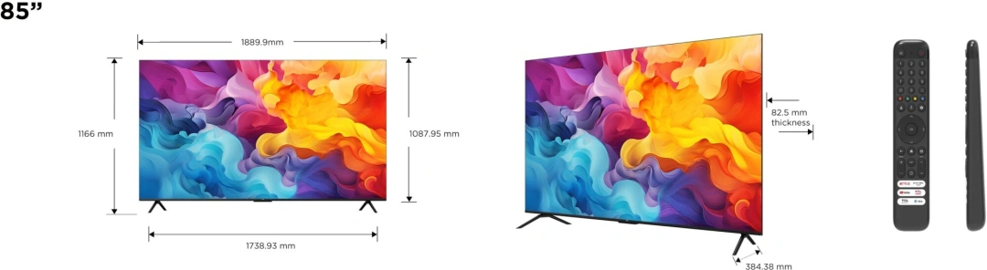 TCL 85V6B - 214cm