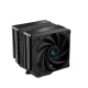 DEEPCOOL chladič AK620 Zero Dark / 2x120mm fan / 6x heatpipes / pro Intel i AMD/ komplet černý