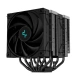 DEEPCOOL chladič AK620 Zero Dark / 2x120mm fan / 6x heatpipes / pro Intel i AMD/ komplet černý