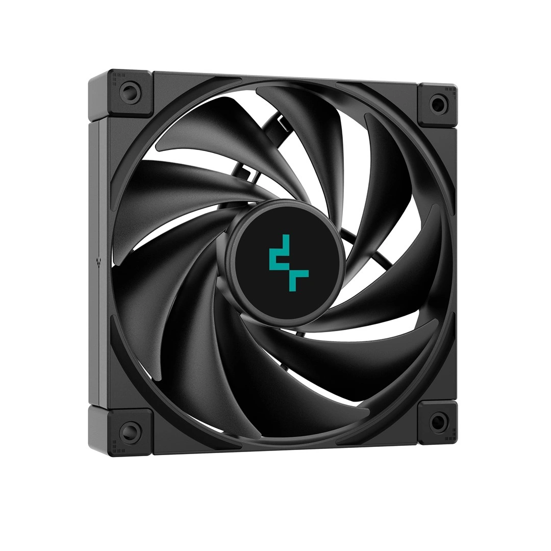 DEEPCOOL chladič AK620 Zero Dark / 2x120mm fan / 6x heatpipes / pro Intel i AMD/ komplet černý