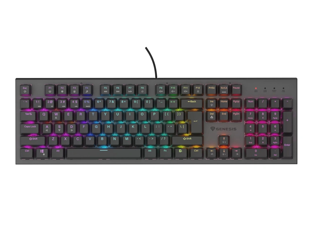 Genesis THOR 303 RGB Outemu Peach Silent US (NKG-2167), černá