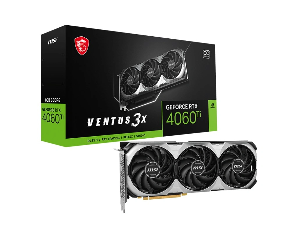 MSI GeForce RTX 4060 Ti VENTUS 3X E 8G OC