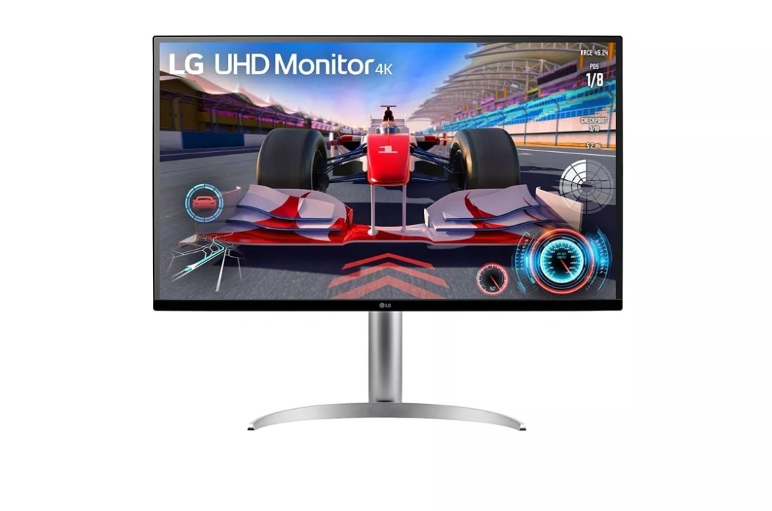 LG 32UQ750P-W, černá/stříbrná