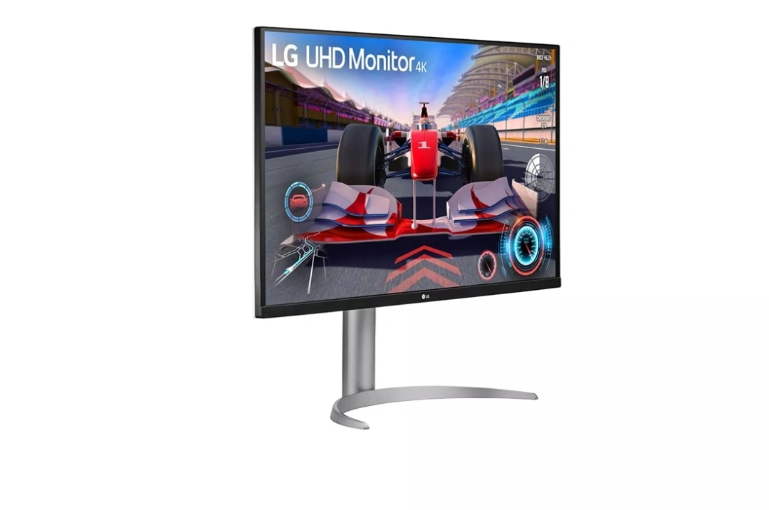 LG 32UQ750P-W, černá/stříbrná