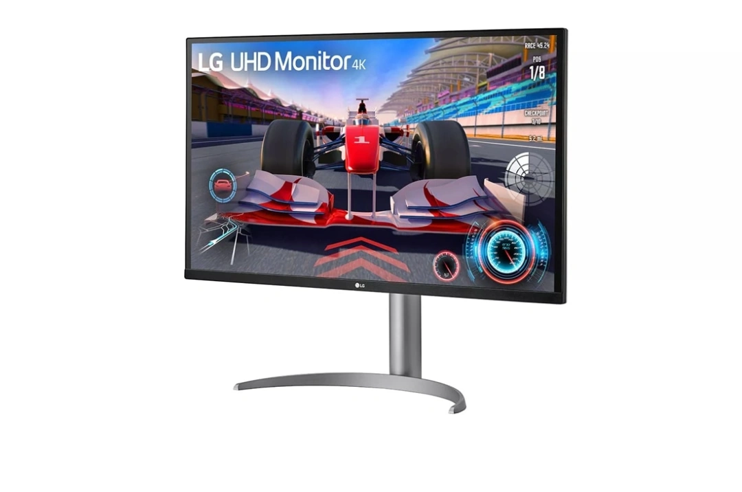 LG 32UQ750P-W, černá/stříbrná