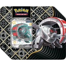 Karetní hra Pokémon TCG: Paldean Fates - Premium Tin - Shiny Iron Treads ex