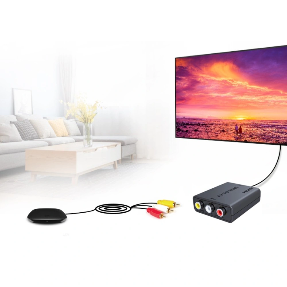 Techly Převodník Av 3X Rca Na Hdmi