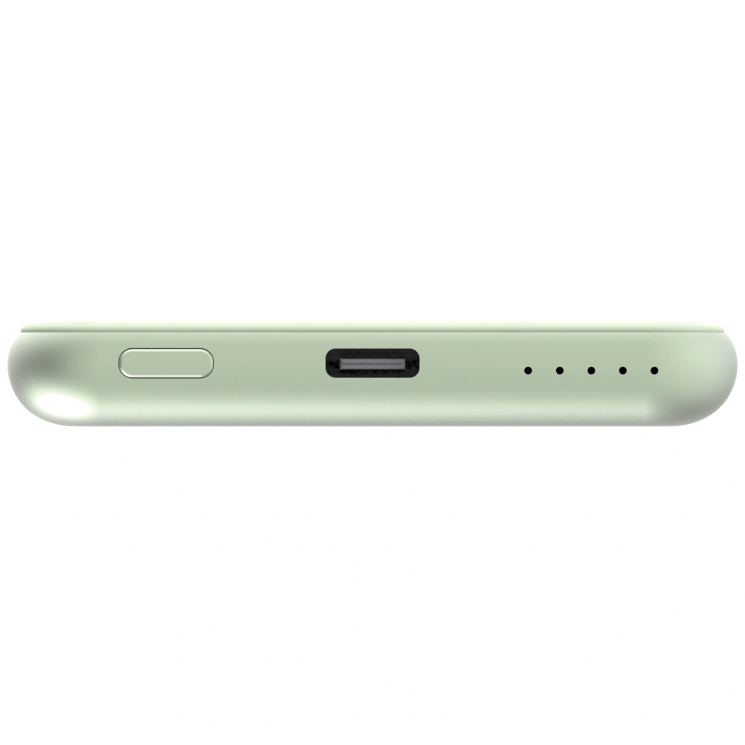 Verbatim ChargeÂ´nÂ´Go Magnetic Wireless Power Bank 5000 Green