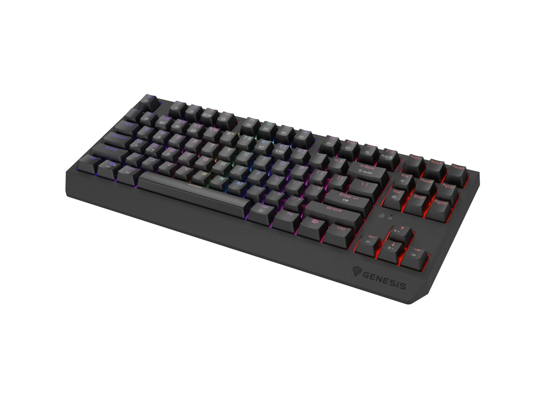 Genesis THOR 230 TKL RGB Outemu Red US (NKG-2106), černá