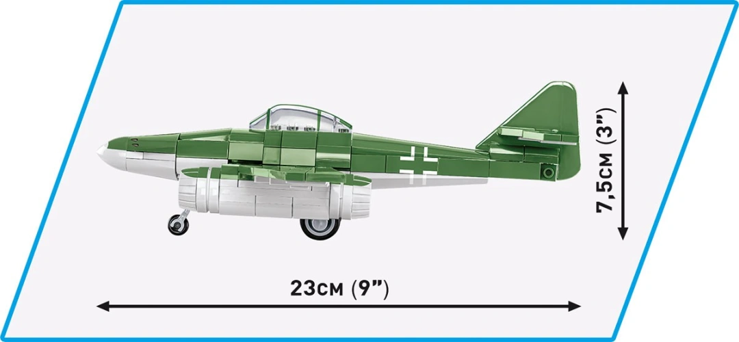 Cobi 5881 II WW Messerschmitt ME 262, 1:48, 250 k