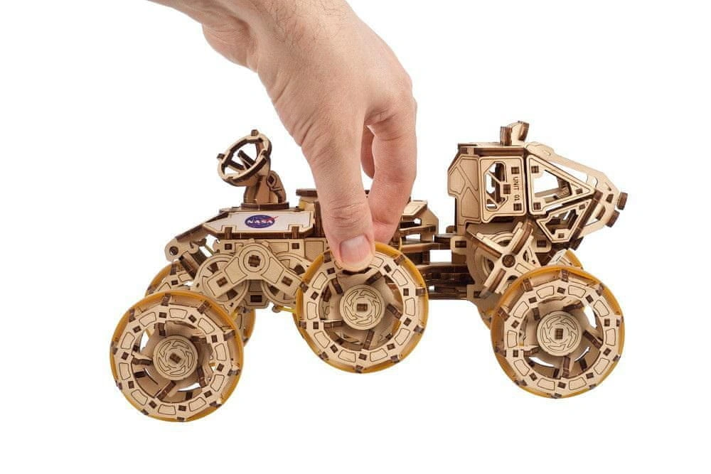 UGEARS 3d dřevěné mechanické puzzle mars rover