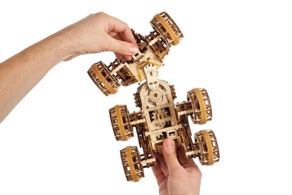 UGEARS 3d dřevěné mechanické puzzle mars rover