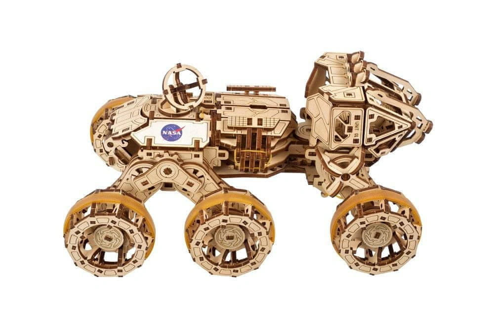 UGEARS 3d dřevěné mechanické puzzle mars rover