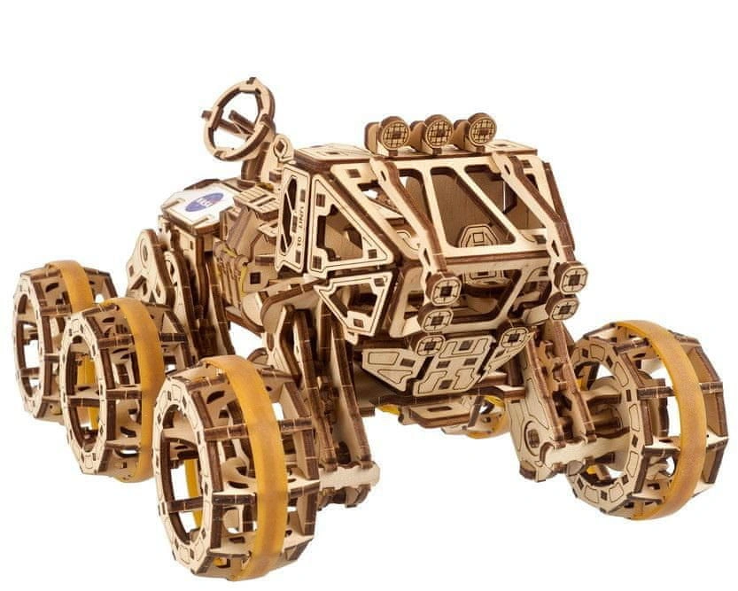 UGEARS 3d dřevěné mechanické puzzle mars rover